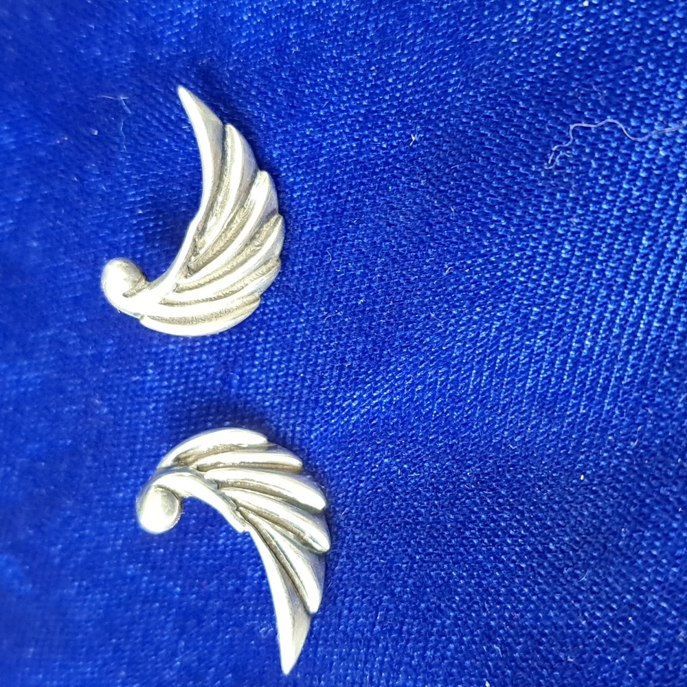 Sterling Silver Post Earrings 🪽 Wings